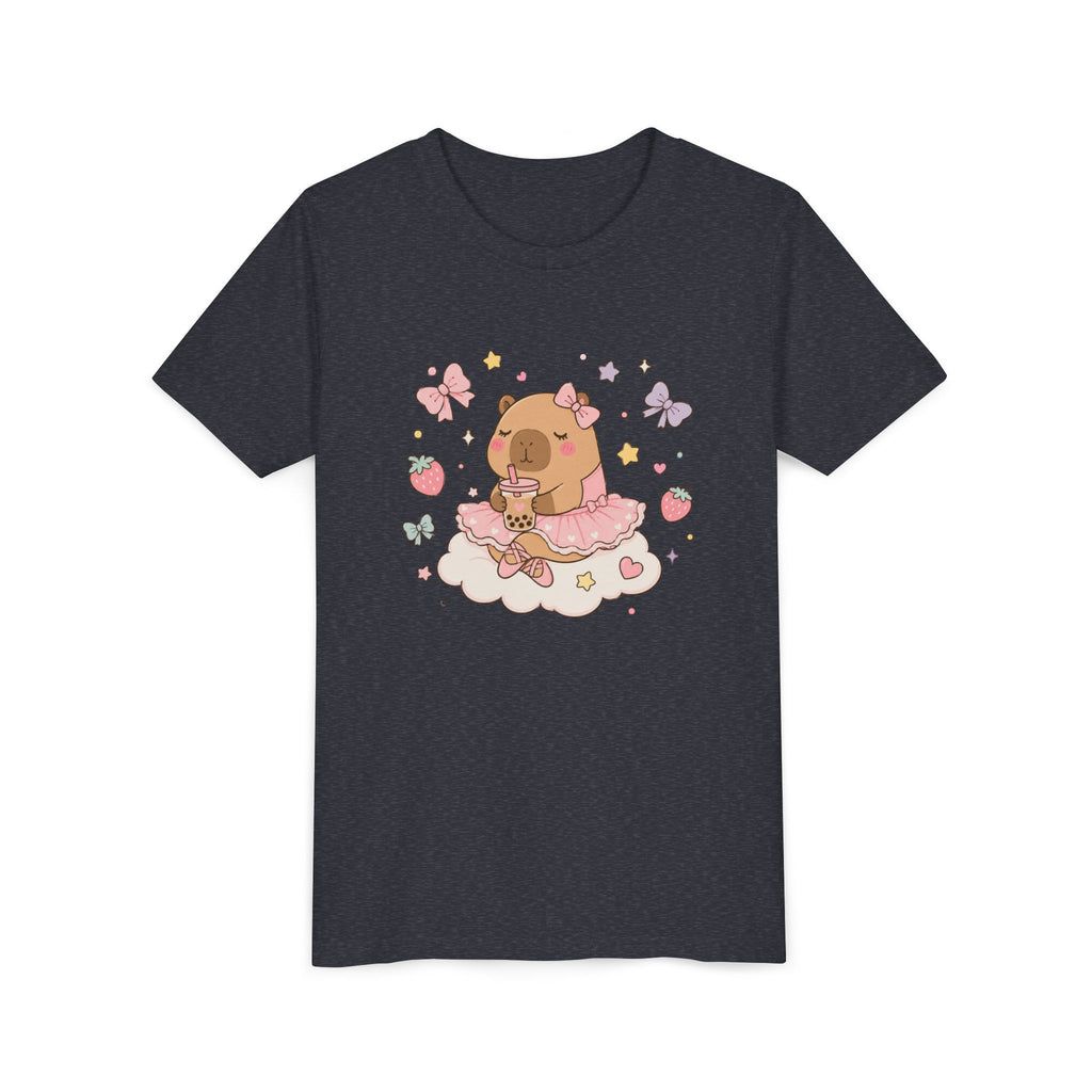 Ballerina Capybara Bubble Tea T-shirt