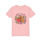 Sleepy Capybara Strawberry T-shirt