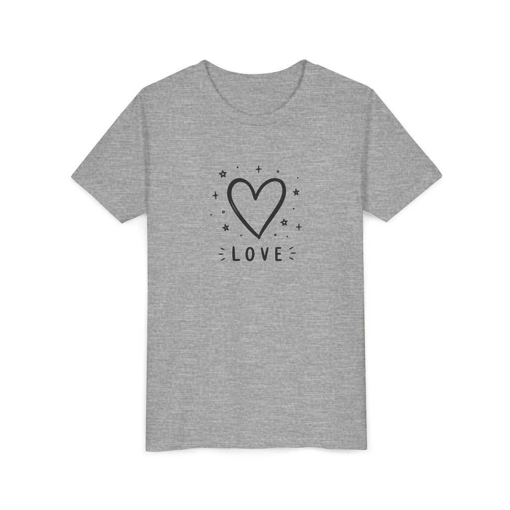 Love Heart Outline T-shirt