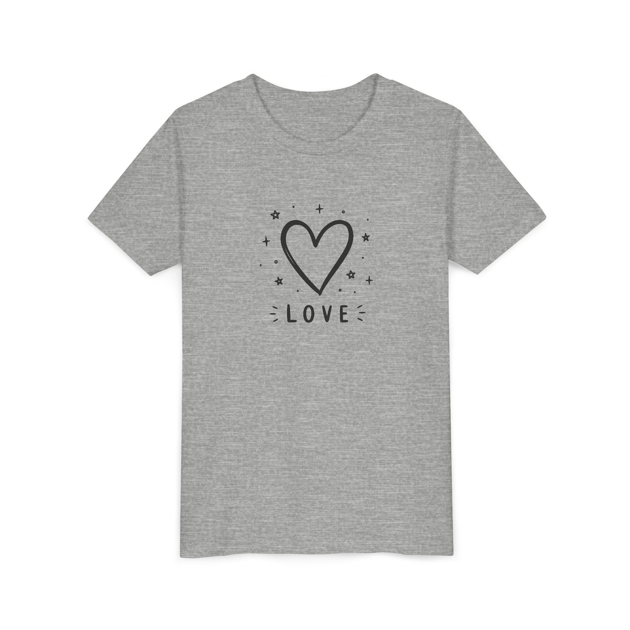 Love Heart Outline T-shirt