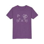 Kitten Face Outline T-shirt
