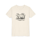 Capybara line drawing T-shirt