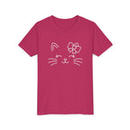 Kitten Face Outline T-shirt