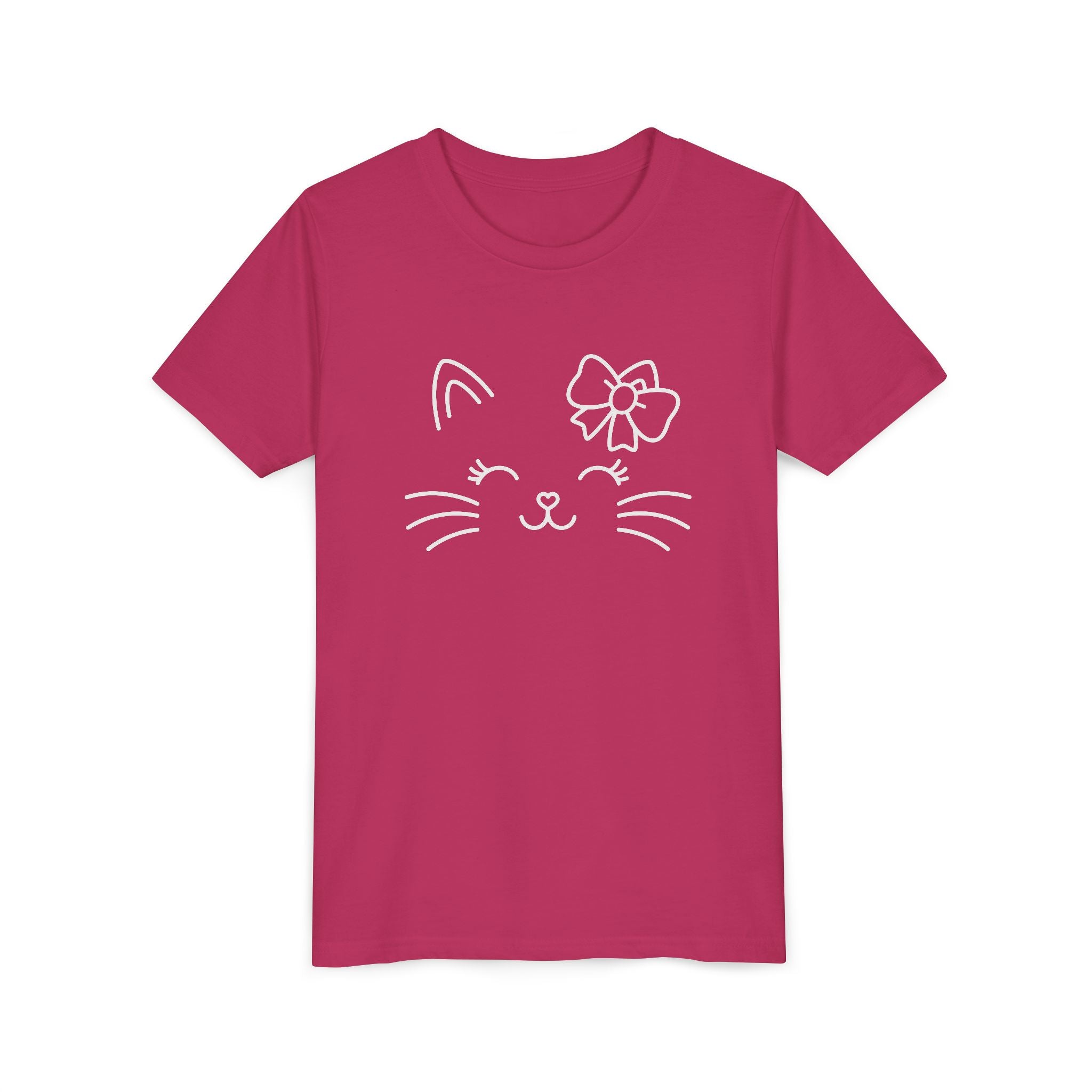 Kitten Face Outline T-shirt