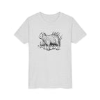 Capybara line drawing T-shirt