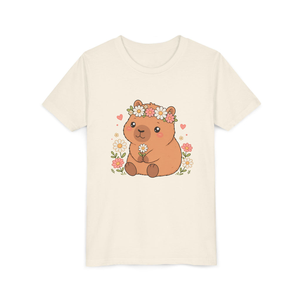 Capybara Flower Crown T-shirt