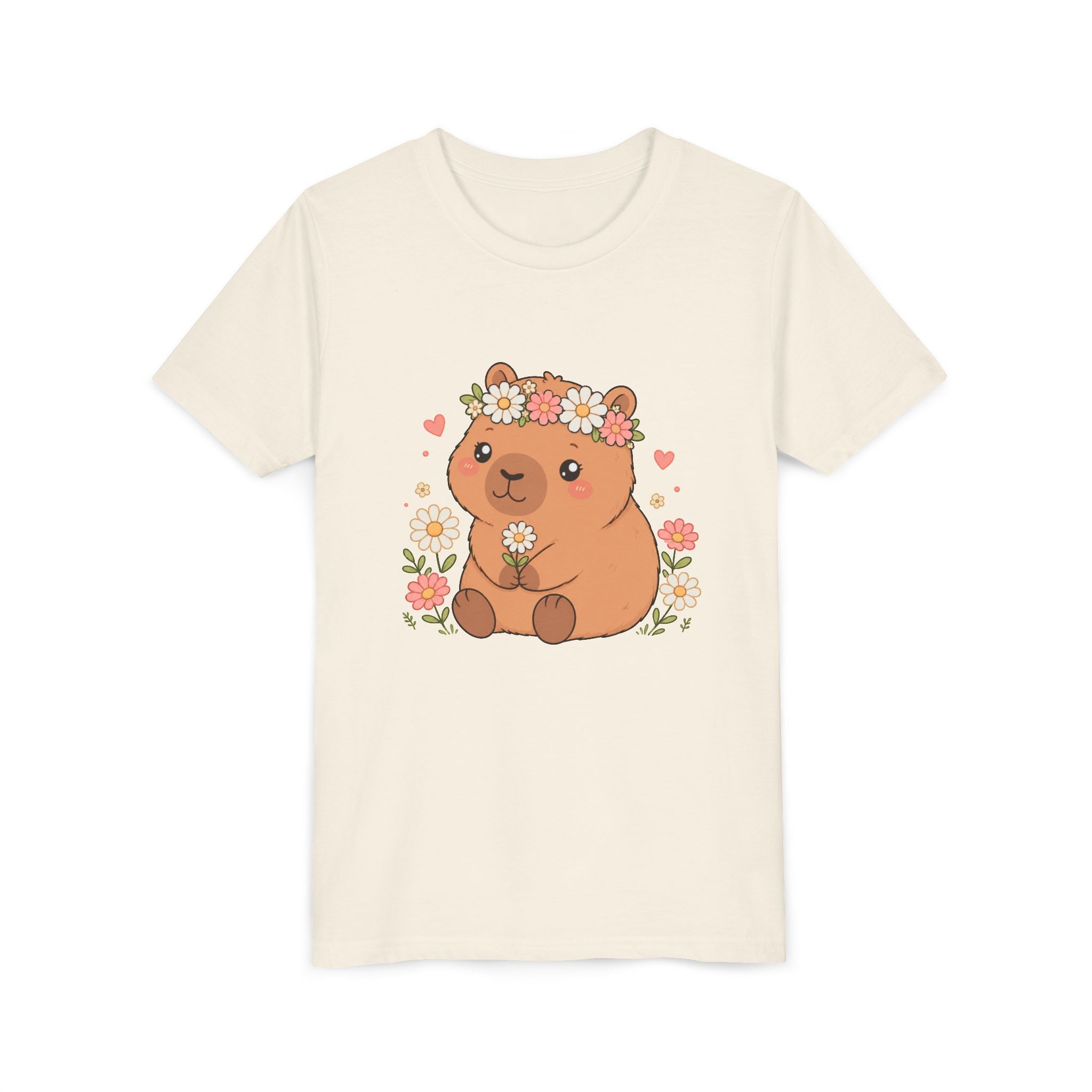 Capybara Flower Crown T-shirt
