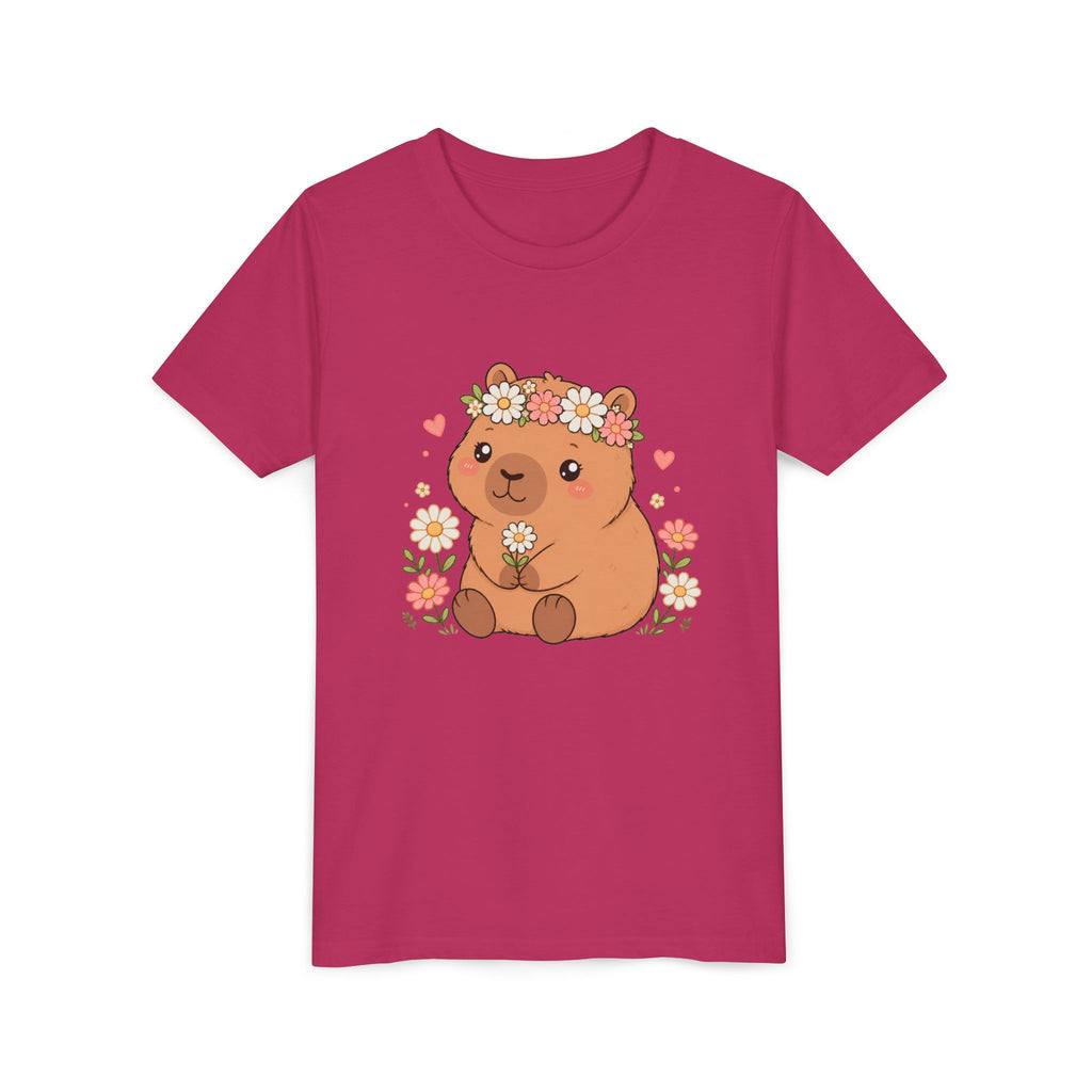 Capybara Flower Crown T-shirt