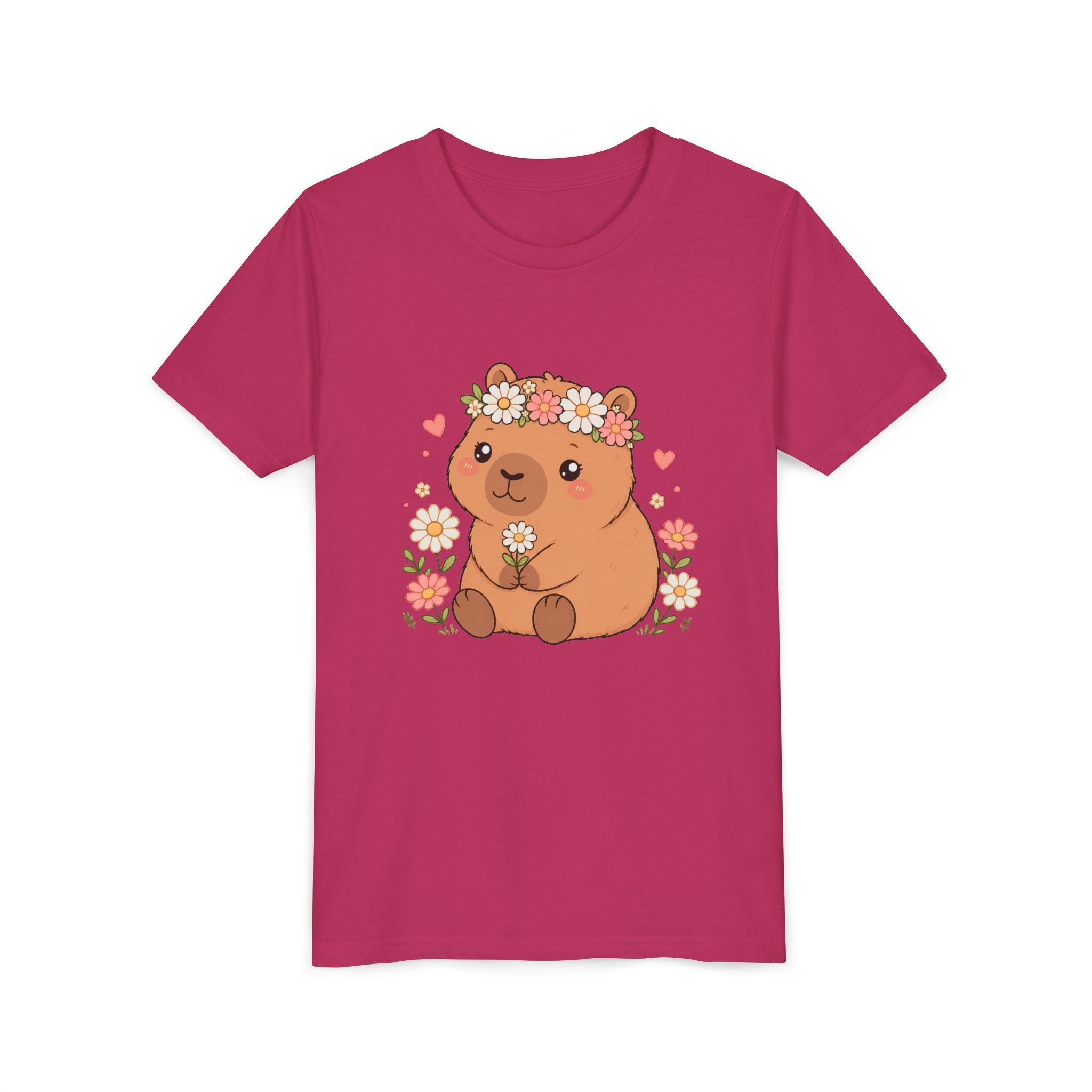 Capybara Flower Crown T-shirt