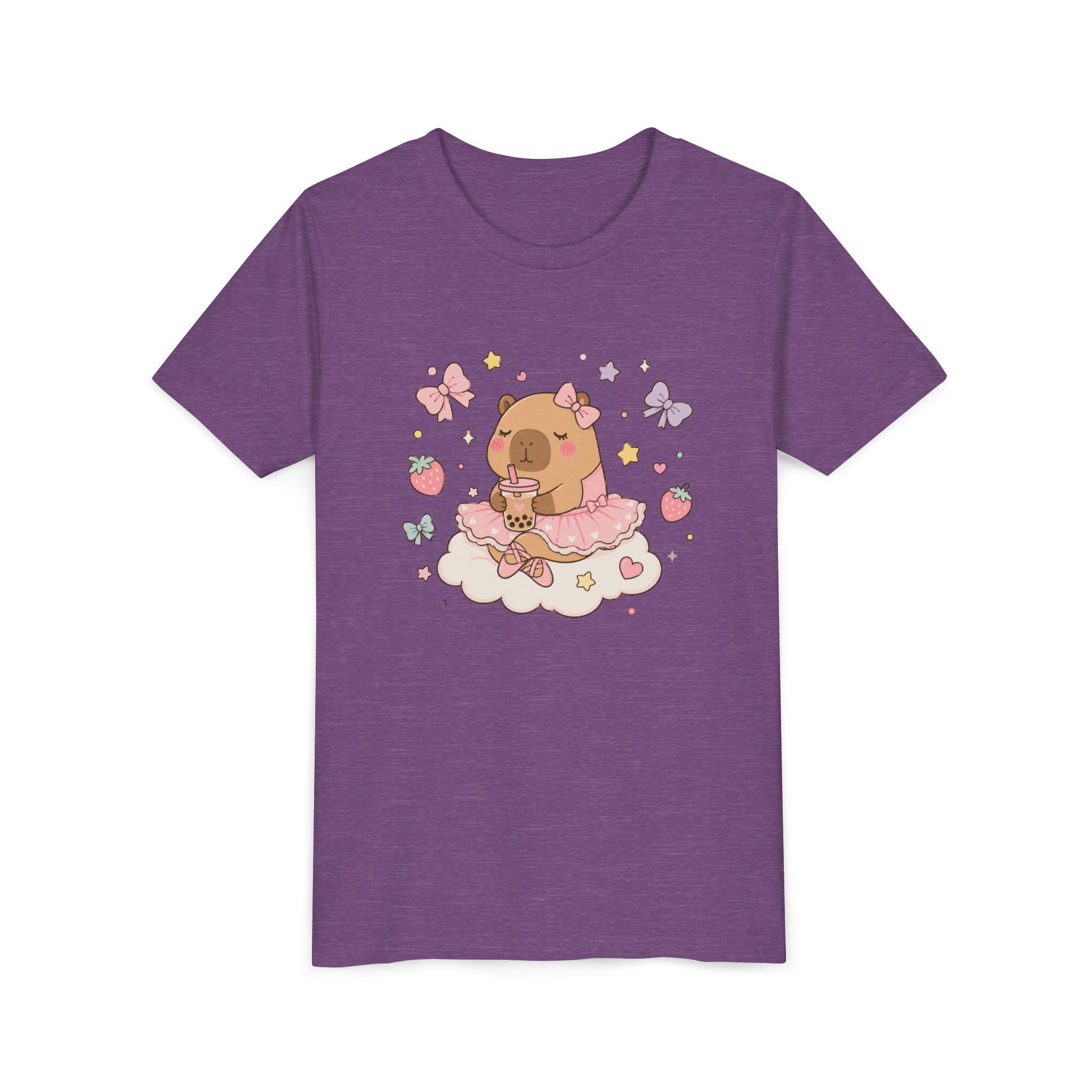 Ballerina Capybara Bubble Tea T-shirt