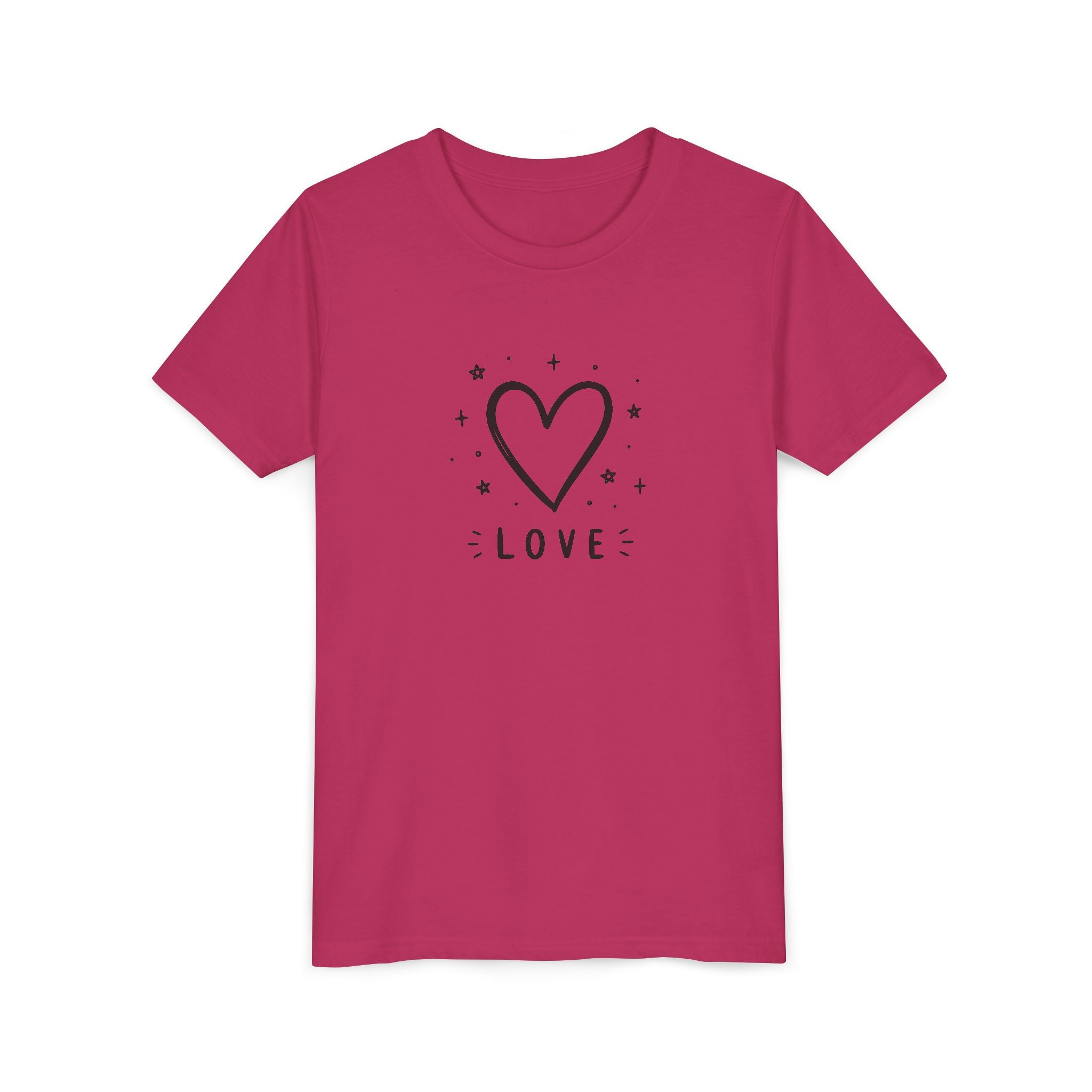 Love Heart Outline T-shirt