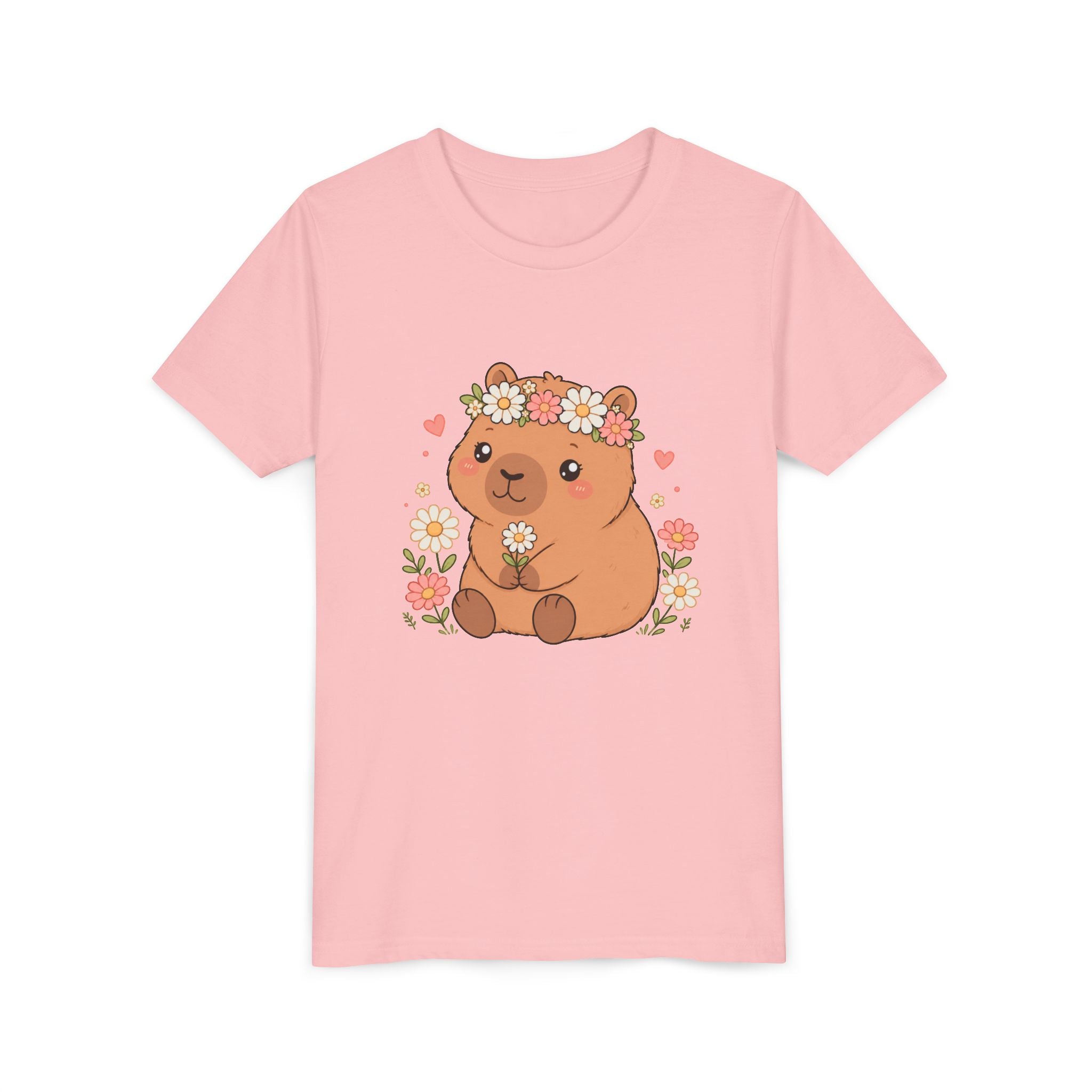 Capybara Flower Crown T-shirt
