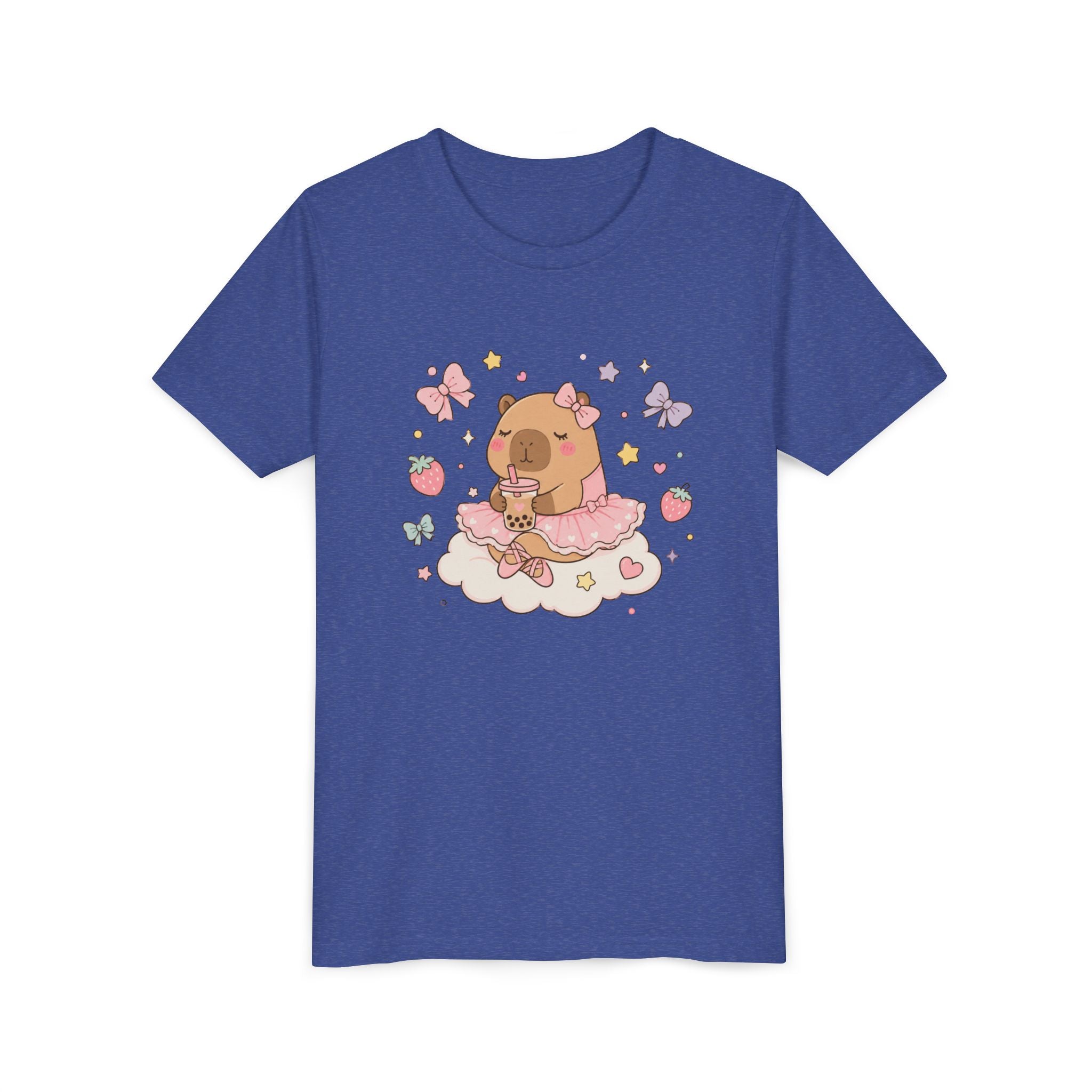 Ballerina Capybara Bubble Tea T-shirt