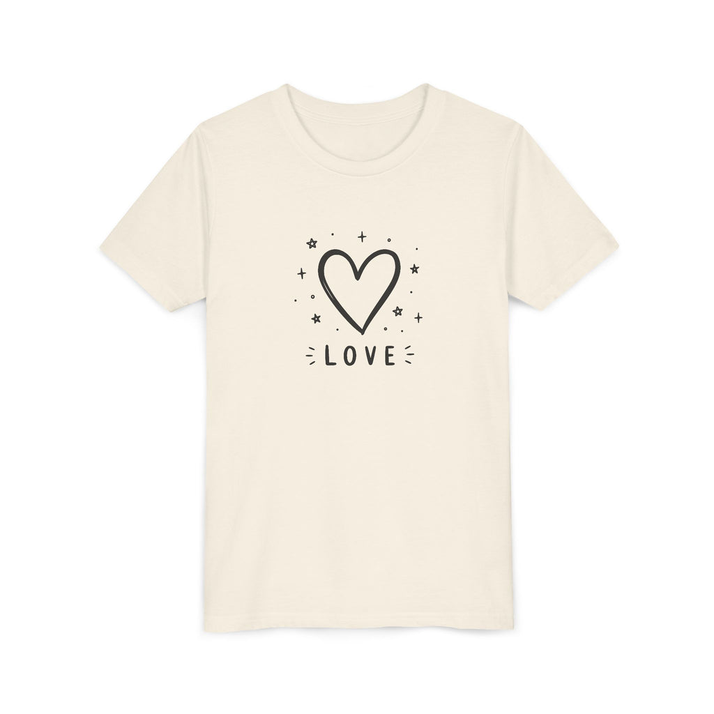 Love Heart Outline T-shirt
