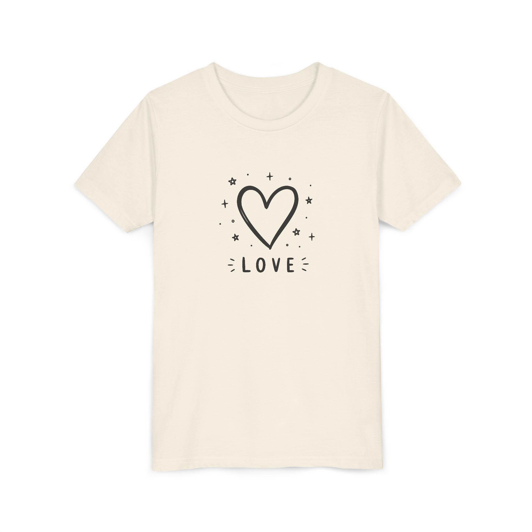 Love Heart Outline T-shirt