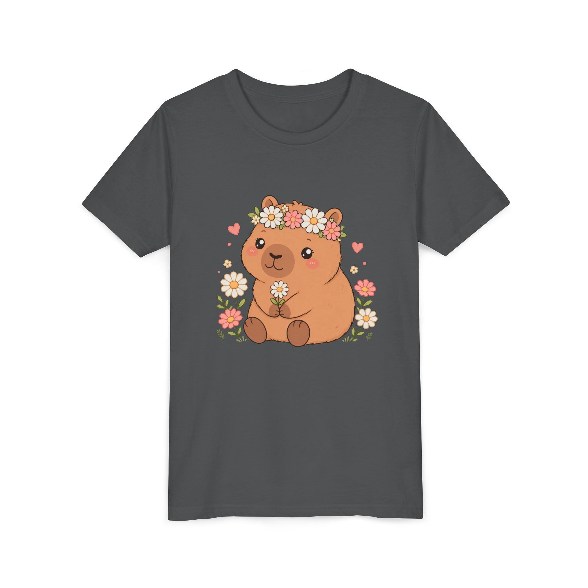 Capybara Flower Crown T-shirt
