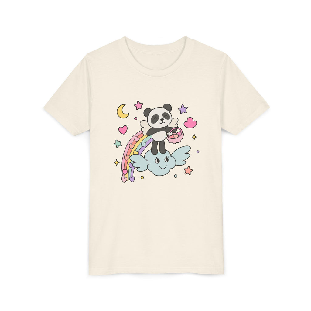 Panda Rainbow Love Cloud T-shirt