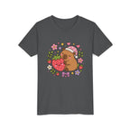Sleepy Capybara Strawberry T-shirt