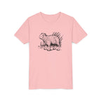 Capybara line drawing T-shirt