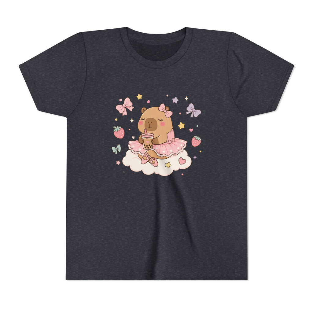 Ballerina Capybara Bubble Tea T-shirt
