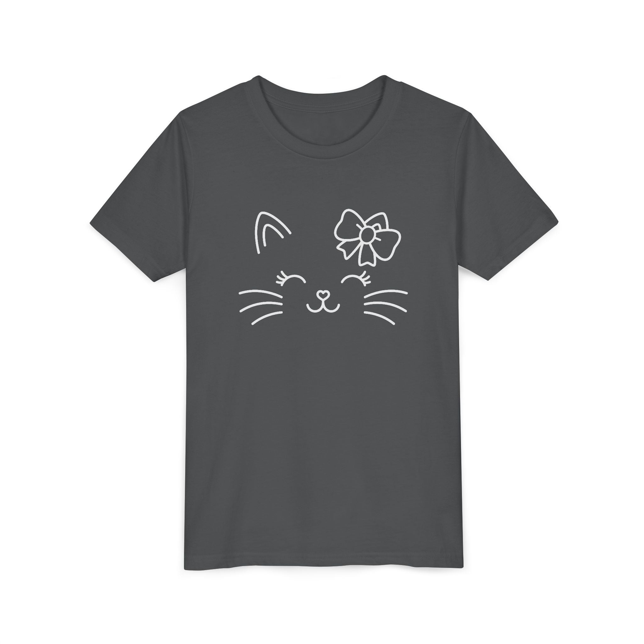 Kitten Face Outline T-shirt