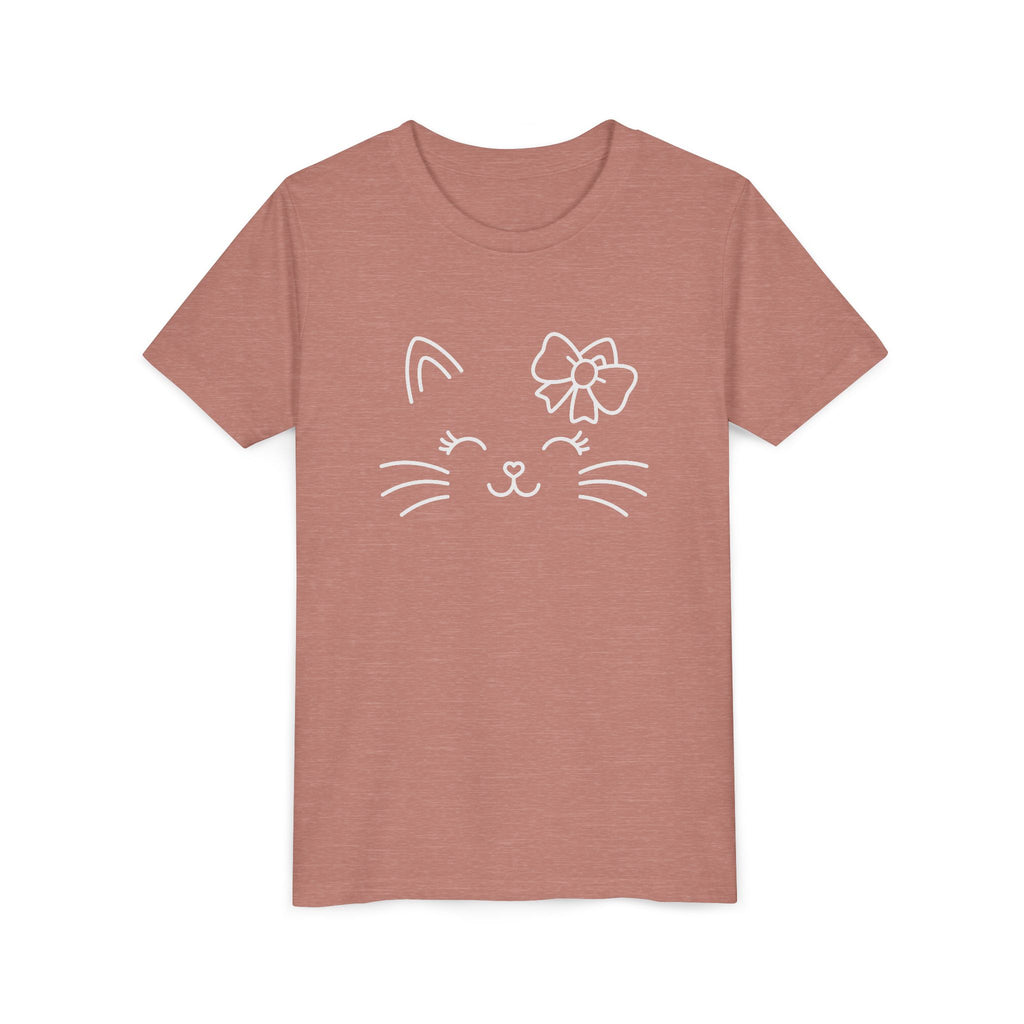 Kitten Face Outline T-shirt