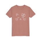 Kitten Face Outline T-shirt