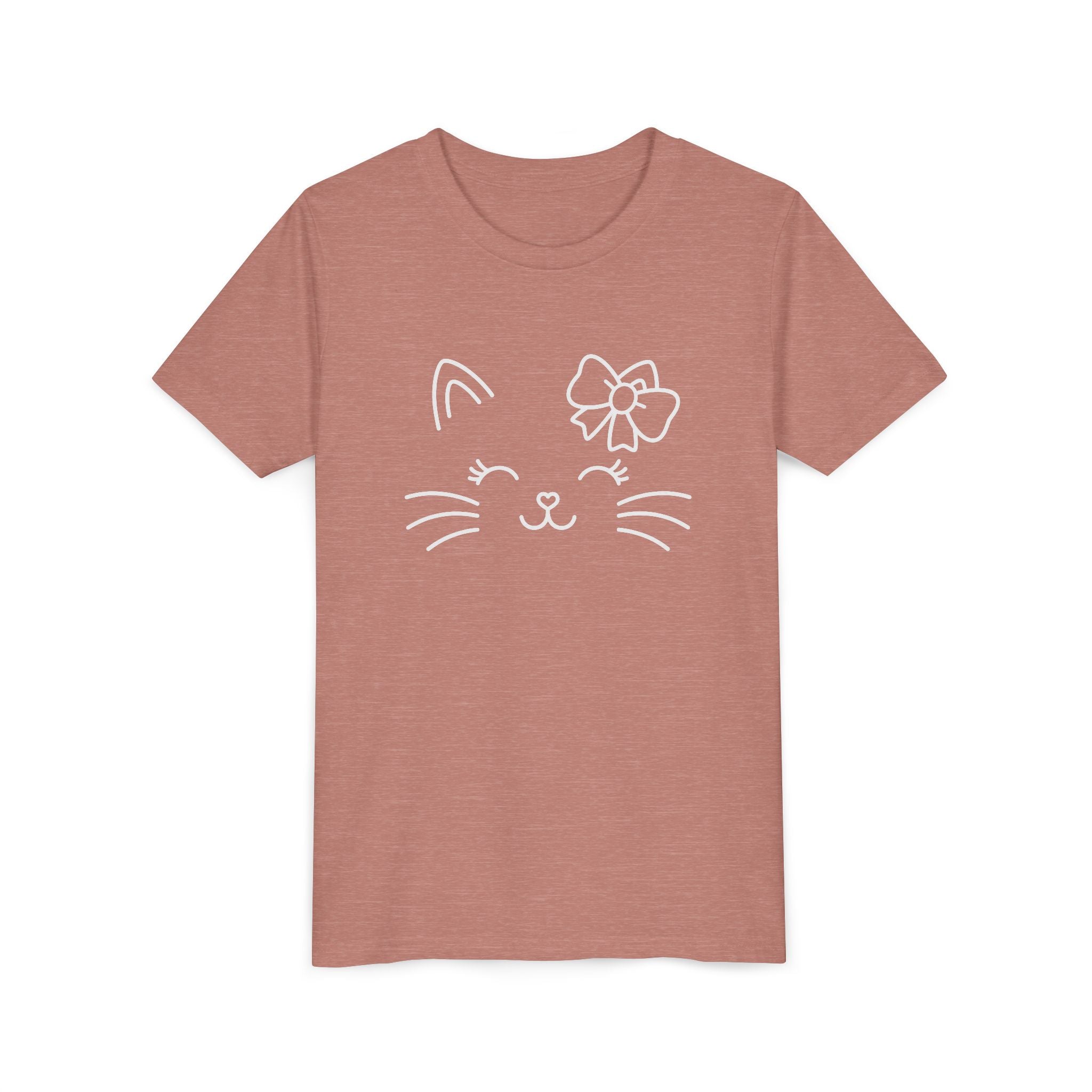 Kitten Face Outline T-shirt
