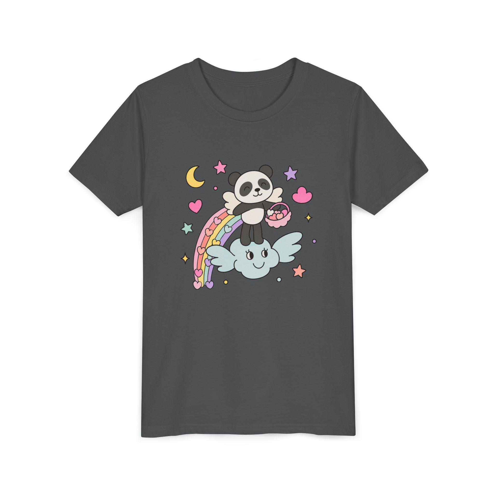 Panda Rainbow Love Cloud T-shirt