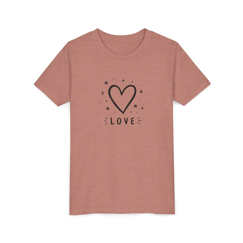 Love Heart Outline T-shirt