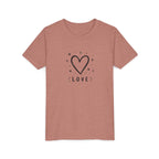 Love Heart Outline T-shirt