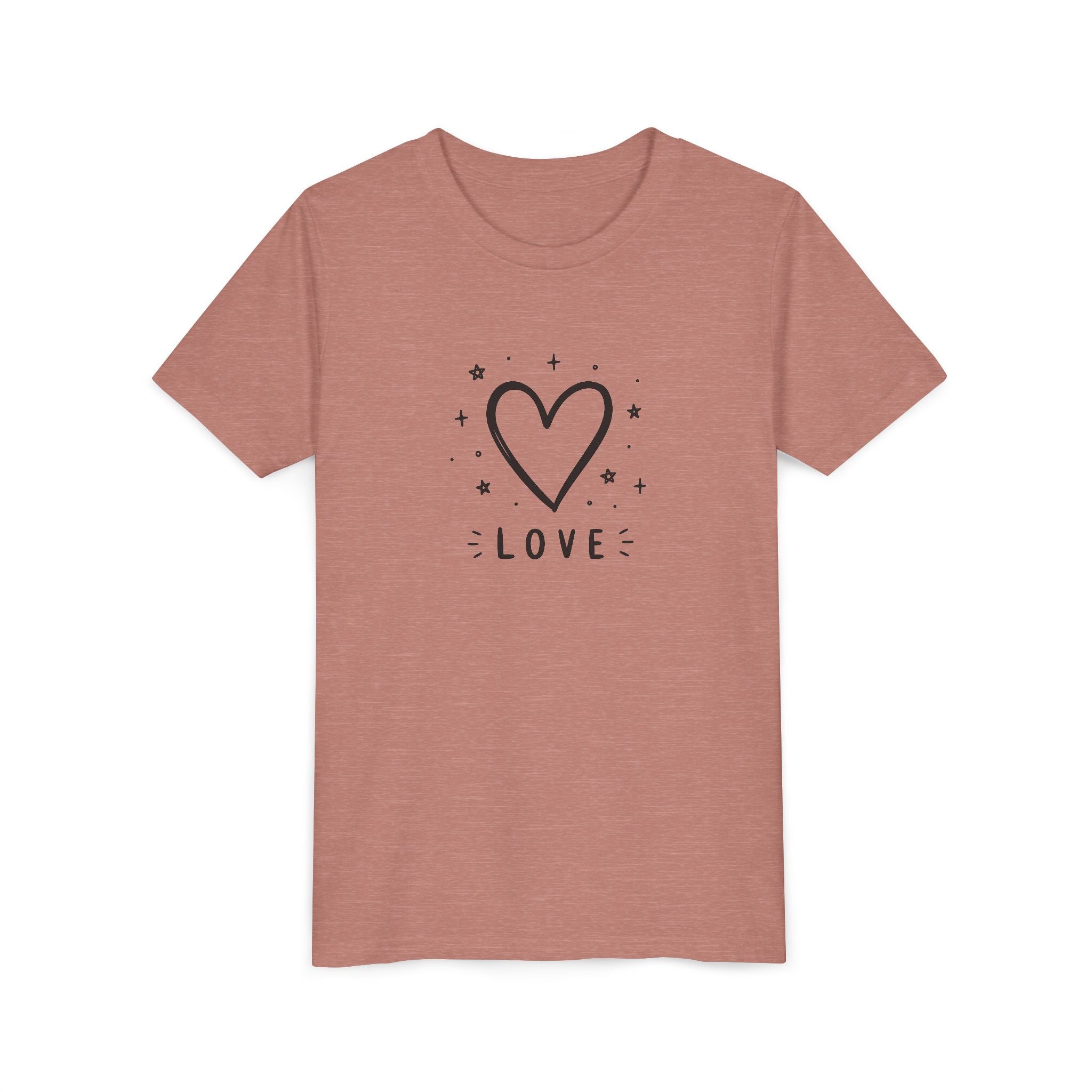 Love Heart Outline T-shirt