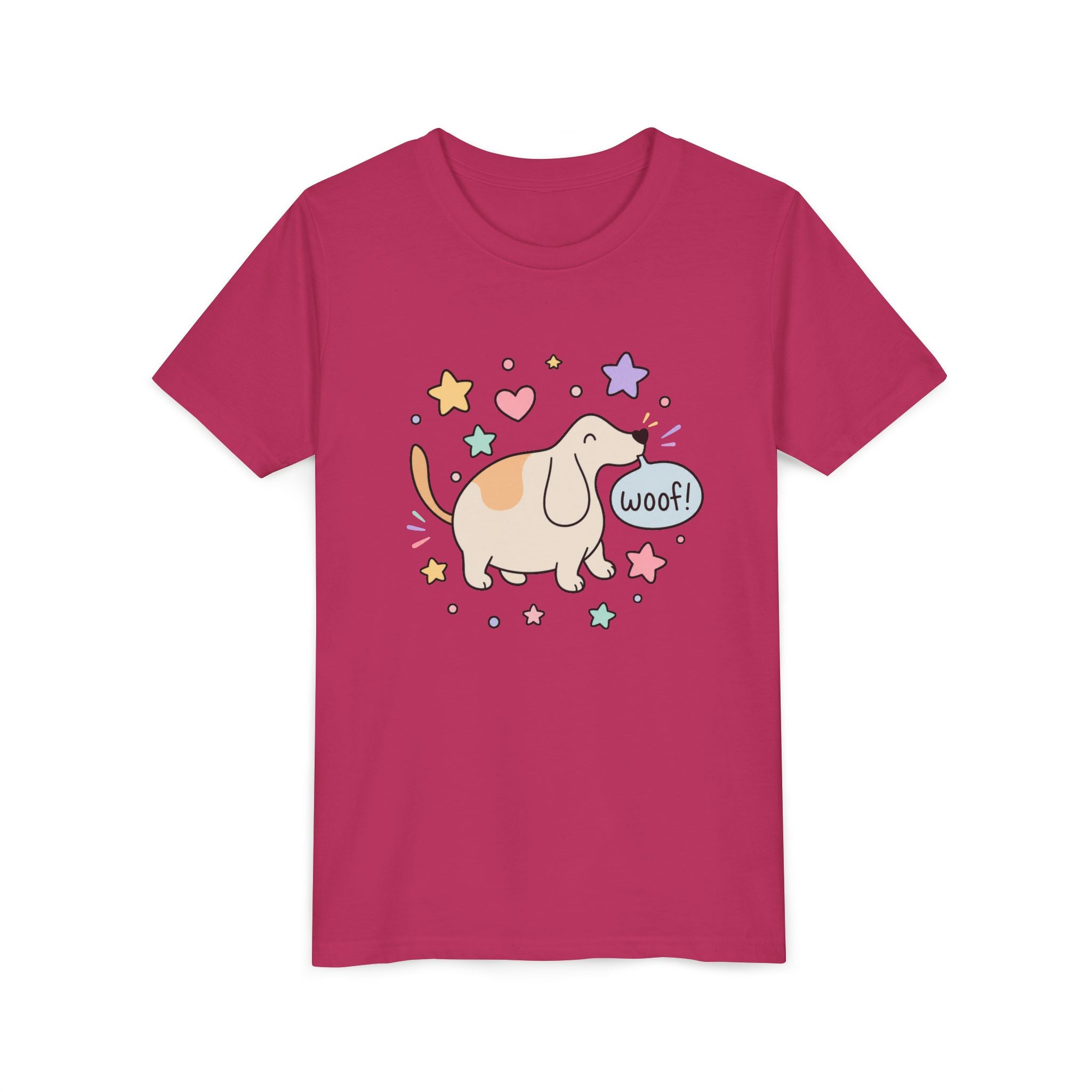 Woof Dog Cartoon T-shirt